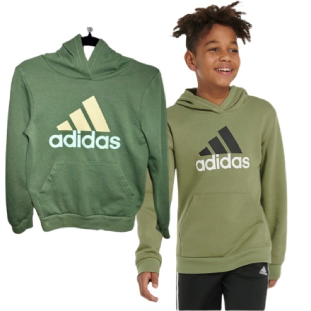 🌺Boy’s Adidas Green Fleece Hoodie | Sweatshirt🌸🌺